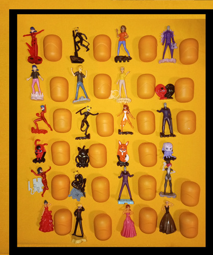 Miraculous Ladybug Kinder Sorpresa Coleccion 24 Diferentes (Usado)