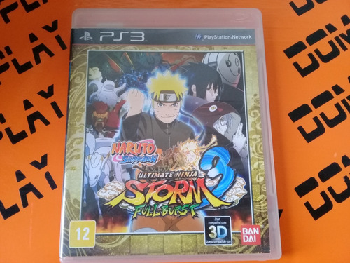 Naruto Storm 3 Full Burst Ps3 Físico Envíos Dom Play