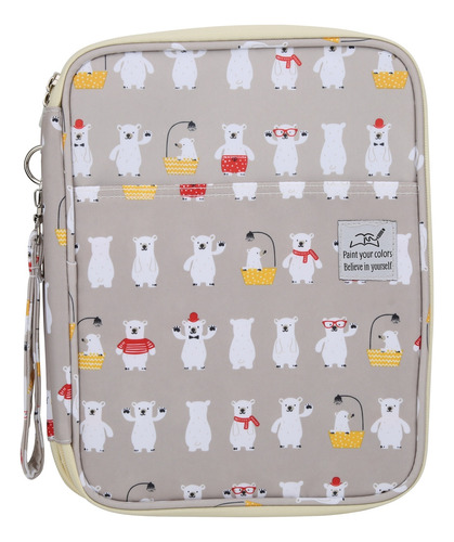 Bolsa De Almacenamiento Para Lápices De Colores Bath Bear Ar