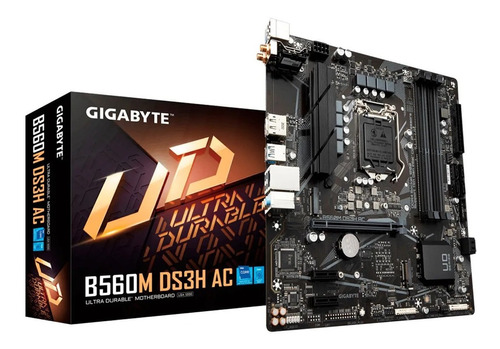 Mother Gigabyte B560m Ds3h Ac Intel 11 Y 10 Gen Ddr4 Wifi