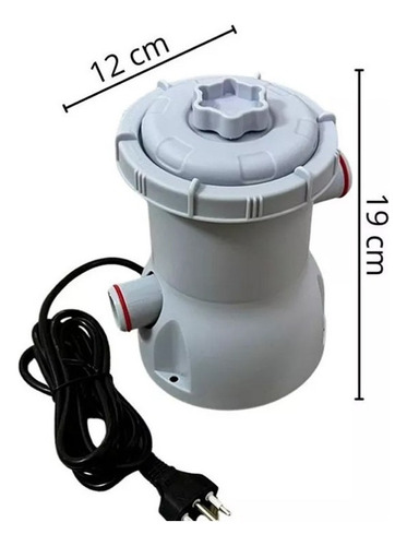 Bomba De Filtro De Piscina Inflable 1250l/h Filtro De Agua 1
