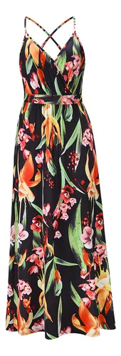 comprar Vestido Bohemio Con Estampado Floral Y Falda Larga | Amazon 