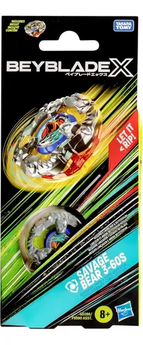 Trompo Coleccionable Beyblade X : Savage Bear 3 60s | MercadoLivre
