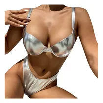 Comprar Maiô Feminino Dividido J7 Mostra Cintura Lisa Cor Sólida Ha