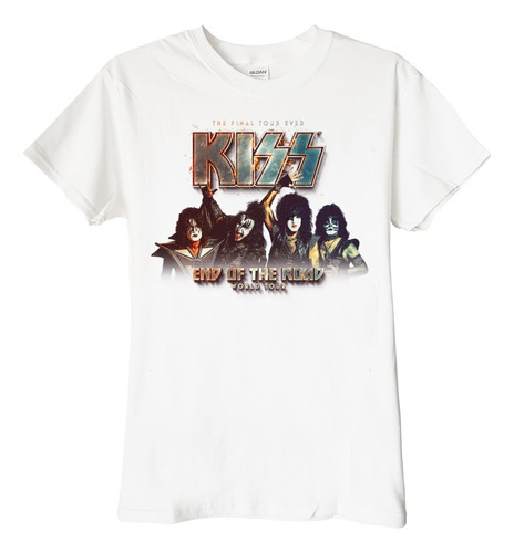 Polera Kiss End Of The Road World Tour Rock Abominatron