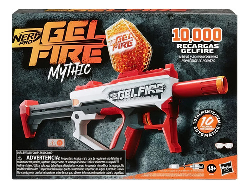 Nerf Pro Gelfire Mythic Semi Automatico 10000 Recarga Hasbro