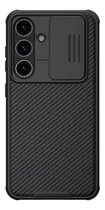 Comprar Funda Compatible Samsung S24 Plus Nillkin + Vidrio Color Negro Samsung Galaxy S24 Plus