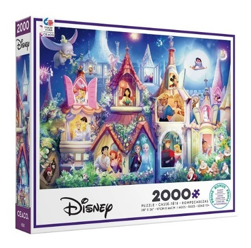 Rompecabezas Castillo Disney Princesas 2000 Piezas