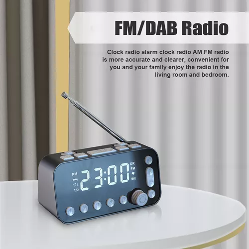 Radio Despertador Digital Fm/dab Con Radio Para Dormir Grand