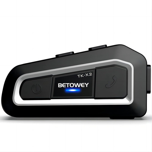 Betowey Auriculares Bluetooth Para Motocicleta, 1 Casco Tk-x