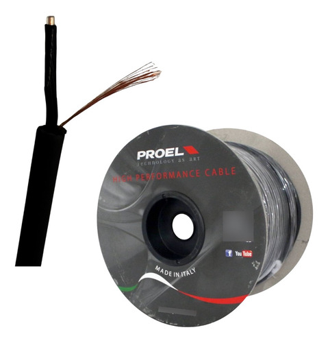Proel Hpc110bk 100m Sonido Profesional, Sin Interferencias