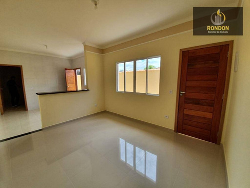 Casa Com 2 Dormitórios À Venda, 63 M² Por R$ 185.000 - Suarão - Itanhaém/sp - Ca1175
