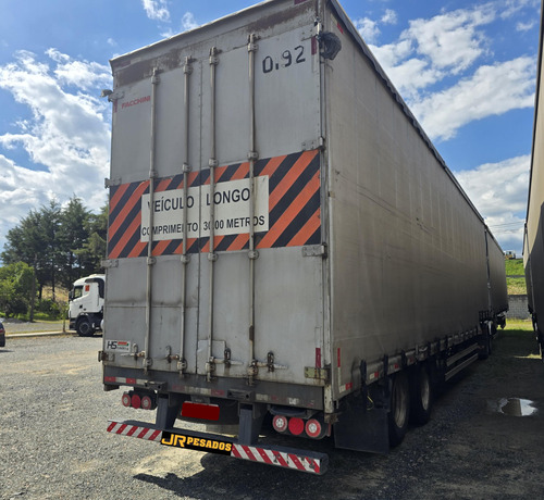 Carreta Facchini Bitrem Báu Sider Ano 2012 Chassi Deslizante