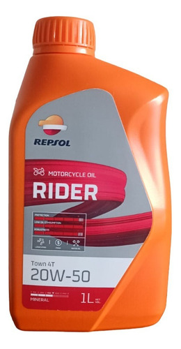 Aceite Repsol Mineral 20w50 Motos 4t	