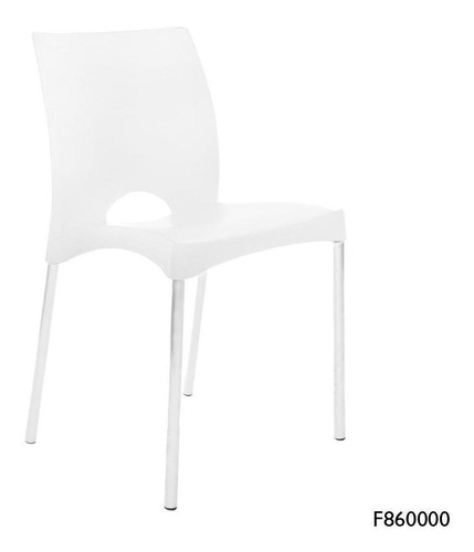 Silla Garden Life Boston Plastica Blanca