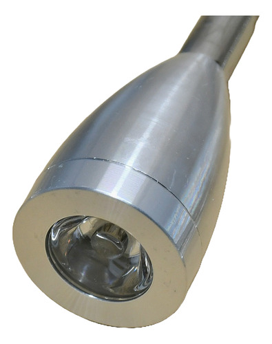Lampara Pared (x2) 220v Velador 3w Luz Lectura Direccional Plateado