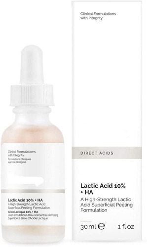 Lactic Acid 10% + Ha The Ordinary 30 Ml Original Exfoliante