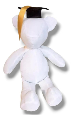 15 Osos Peluche Graduación Para Pintar Despedida Blanco