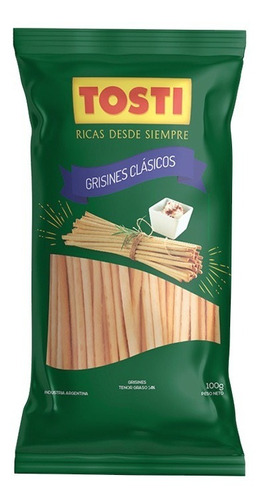 Oferta! Grisines Tosti Clasicos 100g Cintitas Snack Cracker