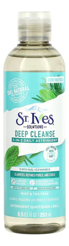 Astringente St. Ives Depp Cleanse, Clarifica Y Reduce Poros