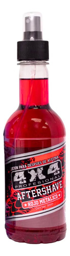 4x4 Loción Después De Afeitar Rojo Metálico After Shave300ml