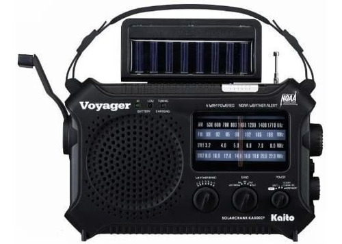 Kaito Ka500ip-negro Voyager Solar / Dínamo De Radio Am / Fm