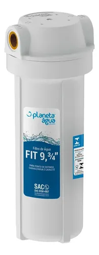 Purificador de Água Planeta Água Filtro FIT POE 9.3/4 Rosca 3/4 Polipropileno