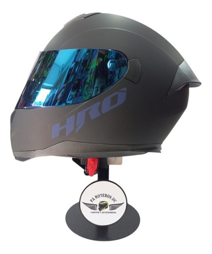 Visor Original Azul Iridium Para Cascos Marca Hro 510 / 511 