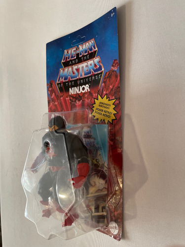 Ninjor Motu Origins Carton Latino Unpunch Poder Retro Ninja (Usado)