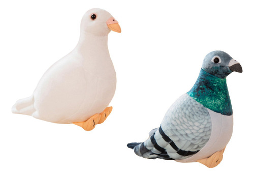 2pcs Animal Peluche Pájaro Simulado Lindo Y Divertido-20cm