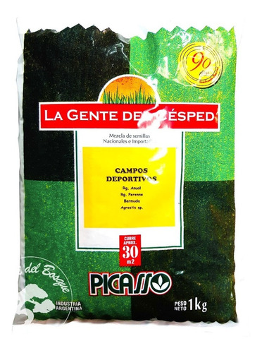 Semilla Cesped Pasto Picasso Campos Deportivos X 1 Kg