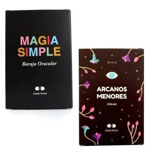 Pack Oráculo Magia Simple + Arcanos Menores - Cápsula Dorada