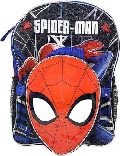 Mochila Spiderman De 16 Pulgadas Con Bolsa De Almuerzo En Fo