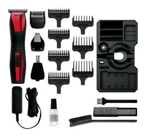 Aparador De Pelos Wahl Groomsman T-pro Vermelho Bivolt Cor B
