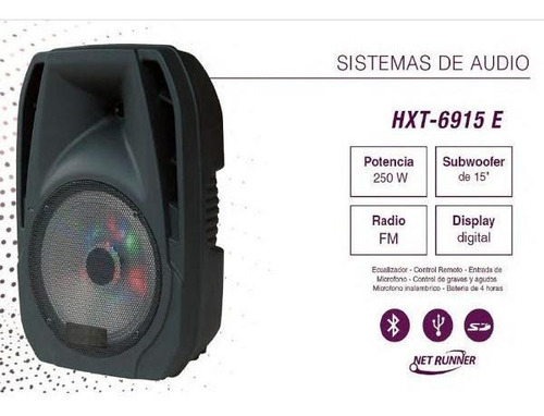 Parlante Bluetooth Hxt-6915e