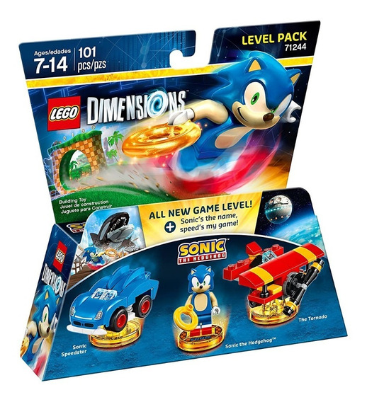 Lego Dimensions Sonic The Hedgehog 71244 Level Pack | Frete grátis