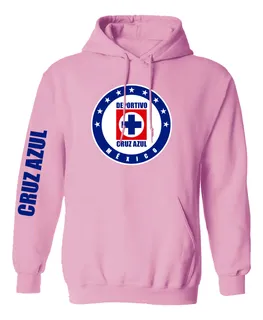 Sudadera Mod Liga Mx La Maquina Del Cruz Azul Pink