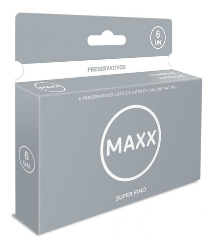 Preservativos Maxx Caja X 6 Super Fino