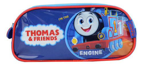 Estojo Thomas E Seus Amigos Engine 2 Divisões Luxcel Cor Azul Thomas e friends