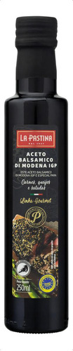 Vinagre balsâmico La Pastina Gourmet sem glúten 250 mL