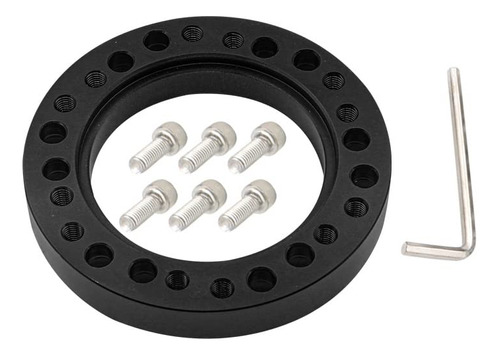 Harifoger Adaptador De Volante Negro De 0.492 in De 1/2 PuLG