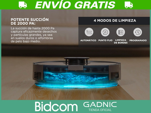 Aspiradora Robot Ilife Navegación Laser Inteligente 2000pa