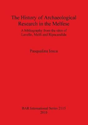 Libro The History Of Archaeological Research In The Melfe...