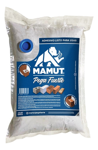 Mamut X 6kg Adhesivo Para Ladrillos Listo Par Usar. Dun Dun