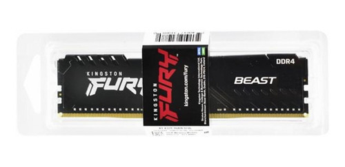 Imagem 3 de 3 de Memória Ram Kingston-fury-beast 8gb-1/8-ddr4-3200mhz