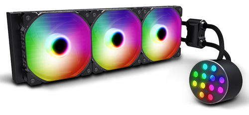 Refrigeração de água Sama Argb Intel Amd 360m Refrigeração líquida