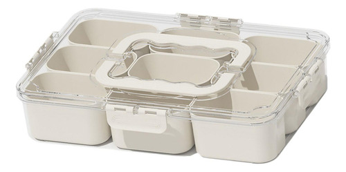 Contenedor De Comida Dividido, Caja De Condimentos, Caja L