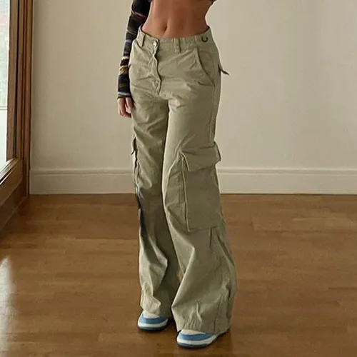 Oman Grunge Vintage Pantalones De Talle Bajo Con Cord n u