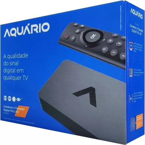 Decodificador / Sintonizador de TV Analógico a Digital HD Aquario