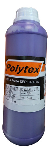 Emulsão Fotográfica Lilás Solvent Polytex 1 Litro C/ Sensib. Lilás